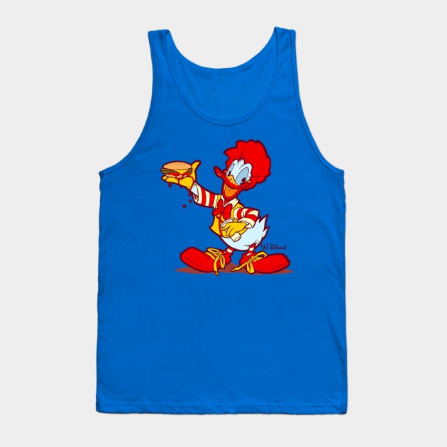 RONALD MCDONALD DUCK Tank Top by beastpop